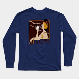 Coffee Drinker Belgian Art Nouveau 1897 Long Sleeve T-Shirt